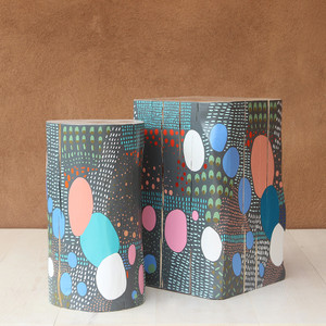 La Condesa Hand Painted Tables
12 dia x 22 H inches
15 x 15 x 24 H inches