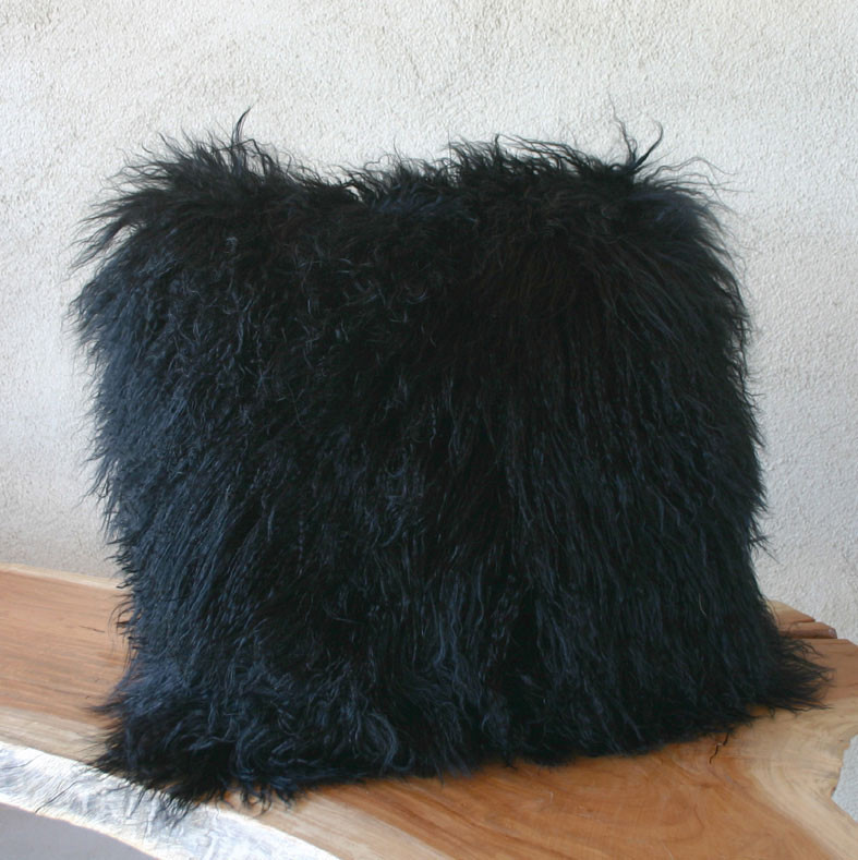 how to clean mongolian lamb pillow