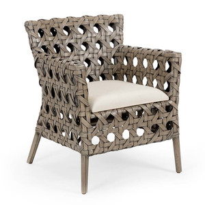 Mandaue Bistro Chair
25 x 26.25 x 31.5 H inches
Rattan, Cotton
Grey Stone
