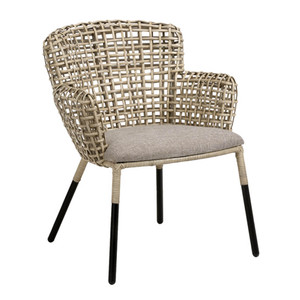 Whitney Chair
21 x 25 x 32 H inches, 19 inch seat
Rattan, Steel, Linen