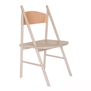 Cress Side Chair
21 x 20 x  36 H inches
Nude Oak, Natural Leather