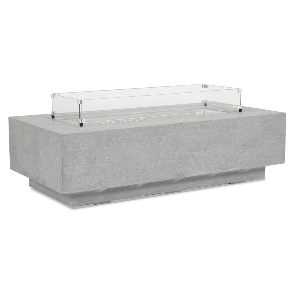 Ventura Rectangle Fire Table
60 x 30 x 17 H inches
Glass Fiber Reinforced Concrete, Glass Ventura Rectangle Fire Table
60 x 30 x 17 H inches
Glass Fiber Reinforced Concrete, Glass