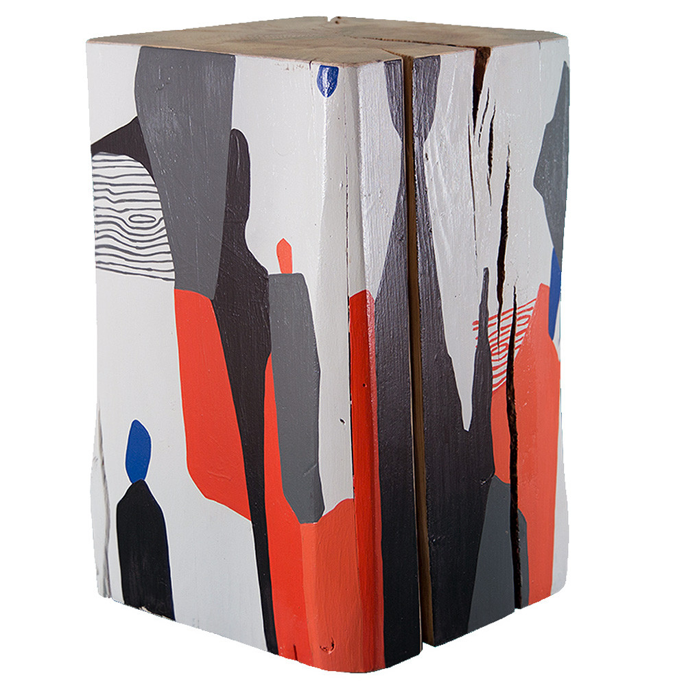 La Cueva Hand Painted Cube Table
15 x 15 x 24 H inches
