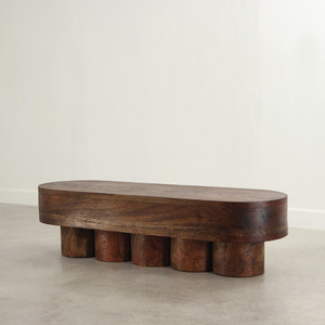 Colonnade Bench Table
21.5 x 66 x 18 H inches
Dark Walnut Finish
Oiled Topcoat