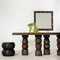 El Templo Dining Table
Handcrafted dining table
Size: 36 x 84 x 30 H inches
Dark Walnut Finish