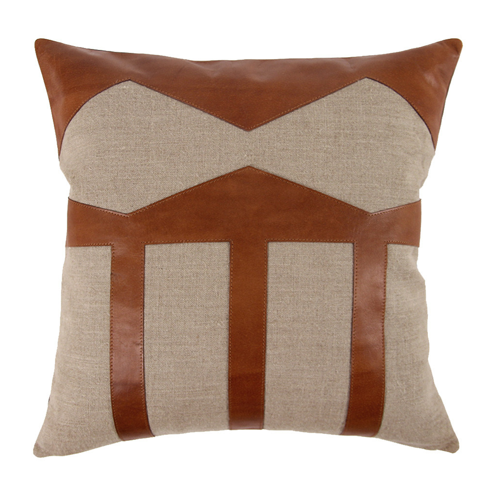 Taxco Pillow
20 x 20 inches
Linen, Leather
Natural, Saddle Brown Taxco Pillow
20 x 20 inches
Linen, Leather
Natural, Saddle Brown