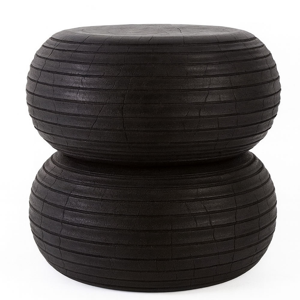 Bunuelo Stool Table
18 dia x 18 H inches
Ebony Finish Bunuelo Stool Table
18 dia x 18 H inches
Ebony Finish
