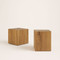 Putnam Oak Cube Table
14 x 12 x 20 H inches and 18 x 18 x 18 H inches
Oiled Finish