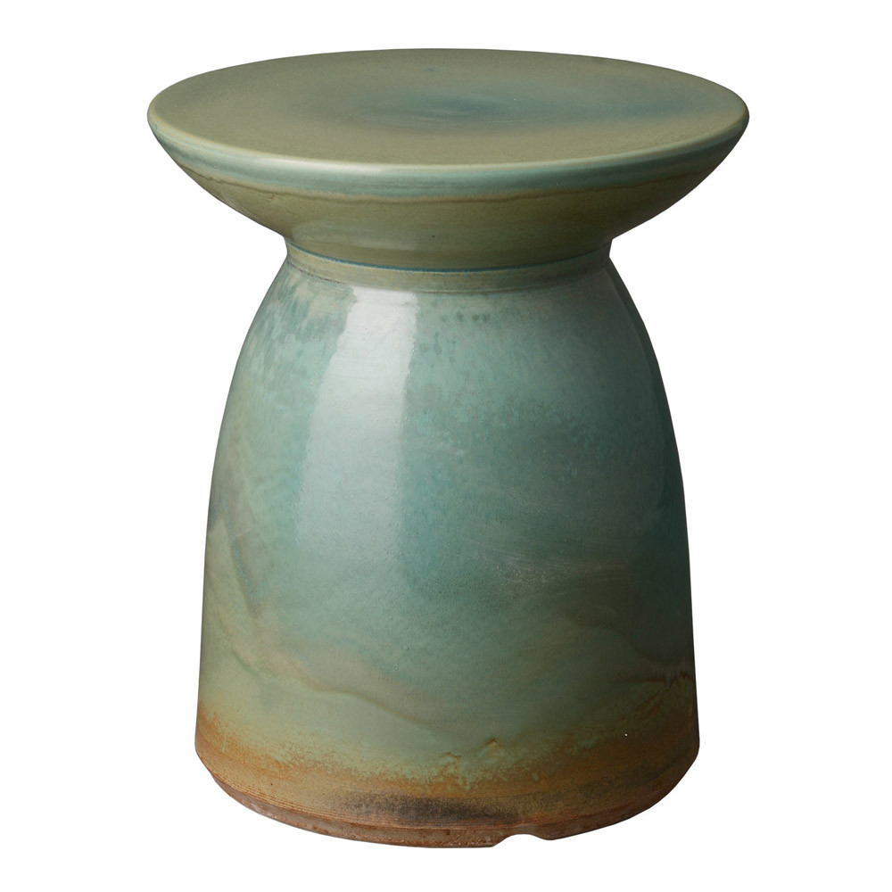 Earthy Ceramic Garden Stool Pfeifer Studio