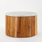 Polanco Low Table
24 dia x 15.5 H inches
Teak, Marble
Natural
