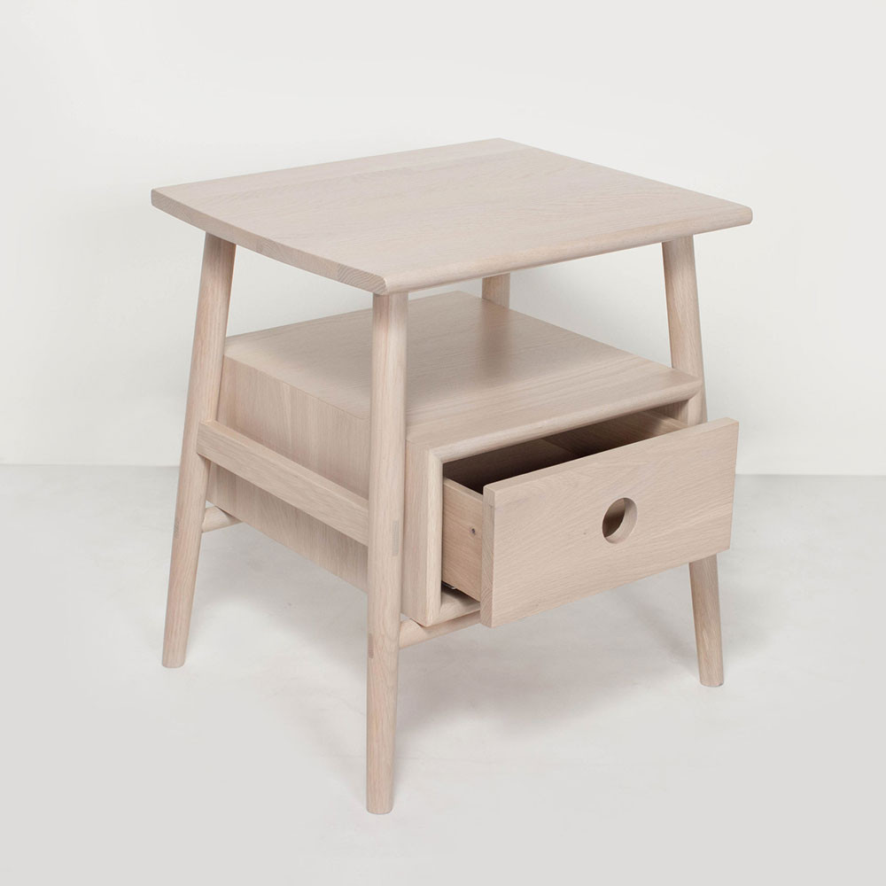 Sitka Side Table
18.75 x 16 x 21 H inches
Solid White Oak
Nude Finish Sitka Side Table
18.75 x 16 x 21 H inches
Solid White Oak
Nude Finish