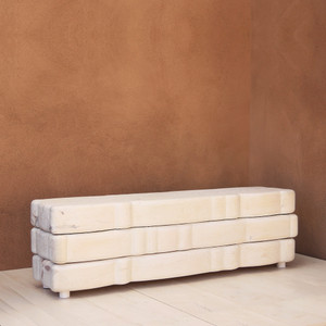 Nuage Solid Wood Bench
15 x 60 x 18 H inches
White Wash Finish