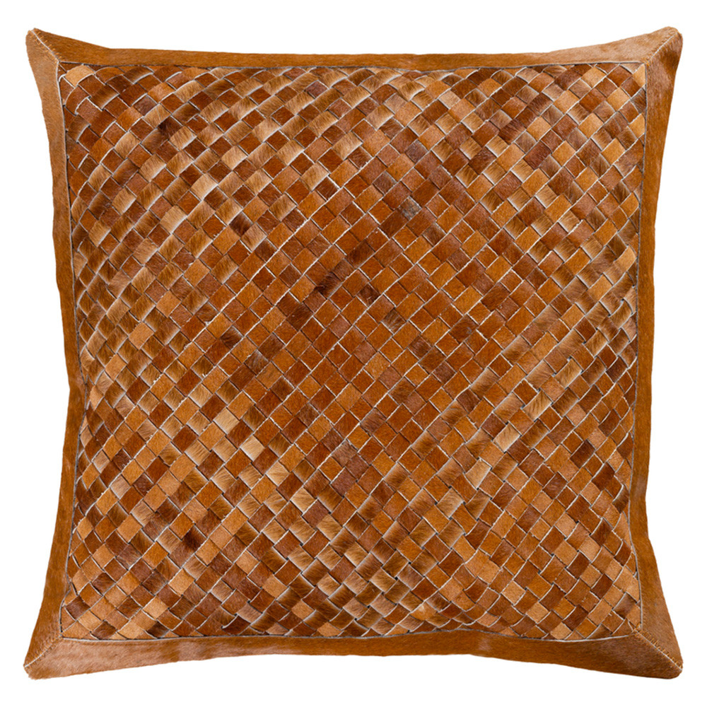 Contemporary Cowhide Toss Pillow