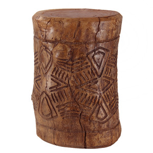 Kota Outdoor Log Table
Wood Carved Side Table
12 - 16 dia x 18 H inches
Tobacco Brown
