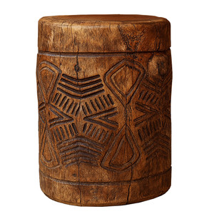Kota Outdoor Log Table
Wood Carved Side Table
12 - 16 dia x 18 H inches
Tobacco Brown