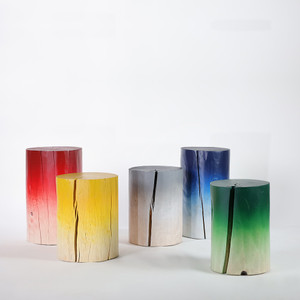 Ombré Painted Tables
12 dia x 16 H inches, 18 dia x 18 H inches and 15 x 15 x 20 H inches
Red Ombré, Yellow Ombré, Grey Ombré. Blue Ombré and Green Ombré
Ombré Furniture
