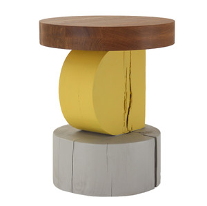 Miró Painted Occasional Table
18 dia x 22 H inches
Natural Oak
Painted Sun Valley, Tundra
