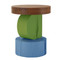 Miró Painted Occasional Table
18 dia x 22 H inches
Natural Oak
Painted Lucky Charm, Rocky Mountain Blue
