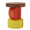 Miró Painted Occasional Table
18 dia x 22 H inches
Natural Oak
Painted Strawberry Red, Sun Porch