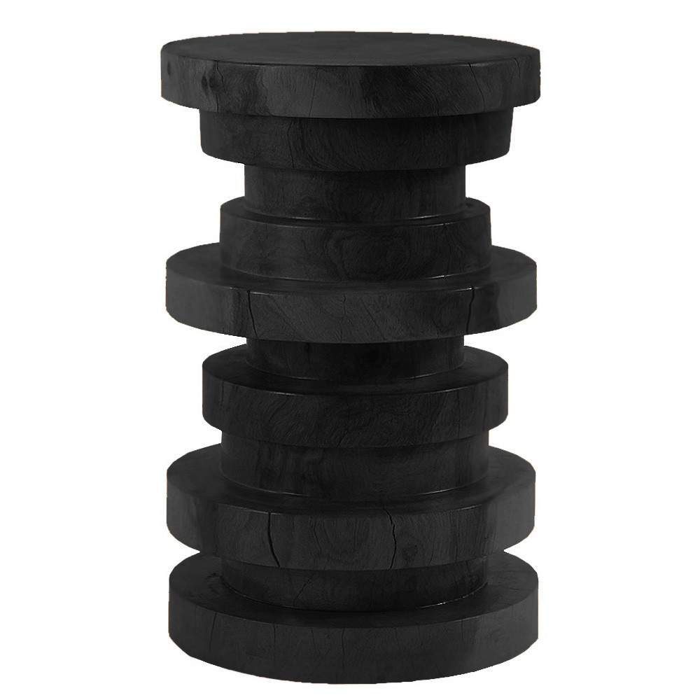 Cernosia Side Table
14 dia x 22 H inches
Ebony Finish Cernosia Side Table
14 dia x 22 H inches
Ebony Finish
