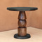 Lucius Bistro Café Table
30 dia x 30 H inches
Ebony & Dark Walnut Finish