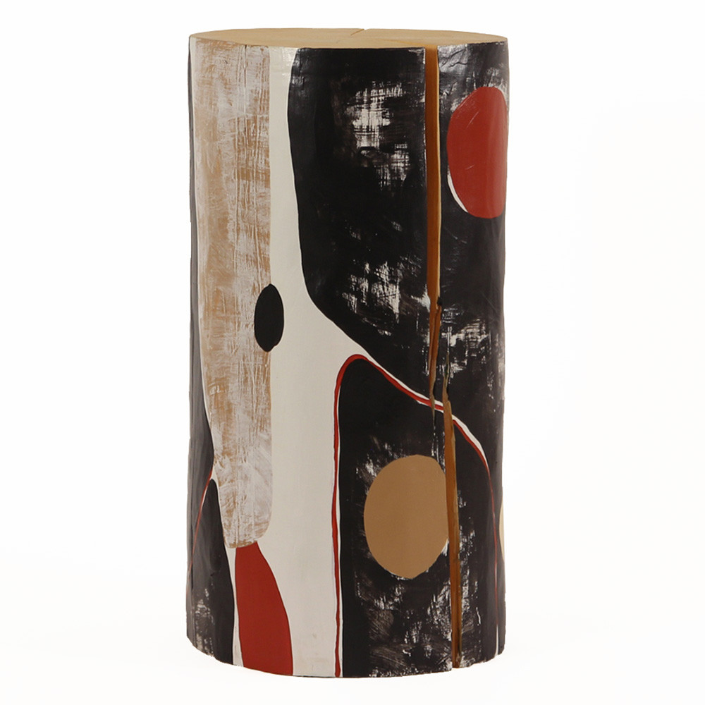 Alexandre Hand Painted Log Table
12 dia x 22 H inches