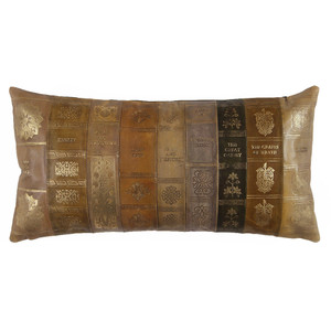 Novel Idea Pillow
10 x 18 inches
Leather