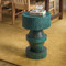 Dario Side Table
14 dia x 22 H inches
Azure Blue Finish