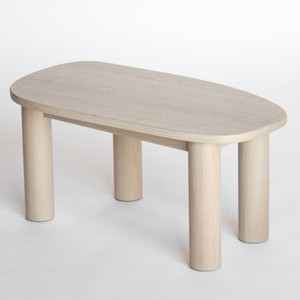 Ohm Coffee Table
48 x 25 x 18 H inches
Solid White Oak 
Nude Finish