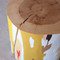 Tachi Modern Hand Painted Log Table
18 dia x 18 H inches