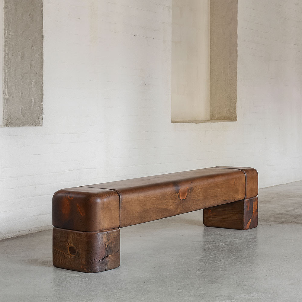 Tygo Solid Wood Bench | Pfeifer Studio