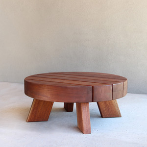 Uli Outdoor Cocktail Table 
40 dia x 18 H inches
Spanish Cedar
Coffee