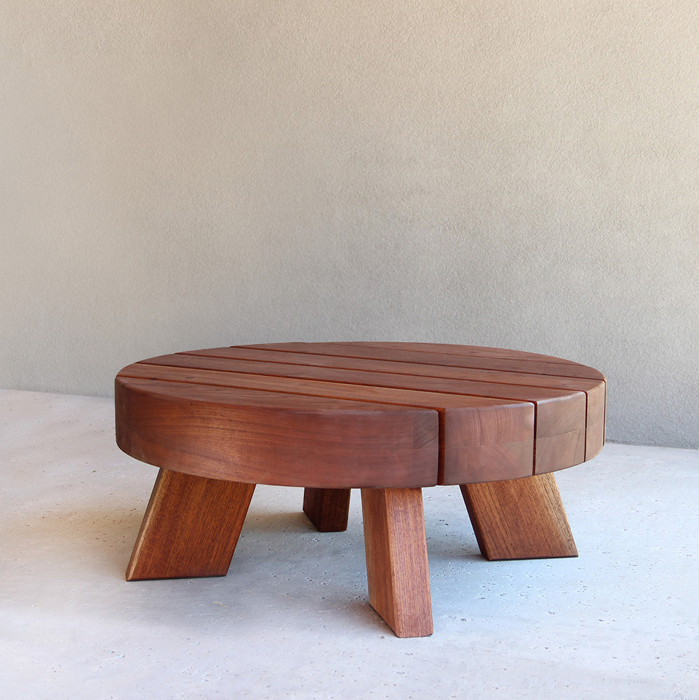 Uli Outdoor Cocktail Table 
40 dia x 18 H inches
Spanish Cedar
Coffee