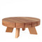 Uli Outdoor Cocktail Table 
40 dia x 18 H inches
Spanish Cedar
Natural
