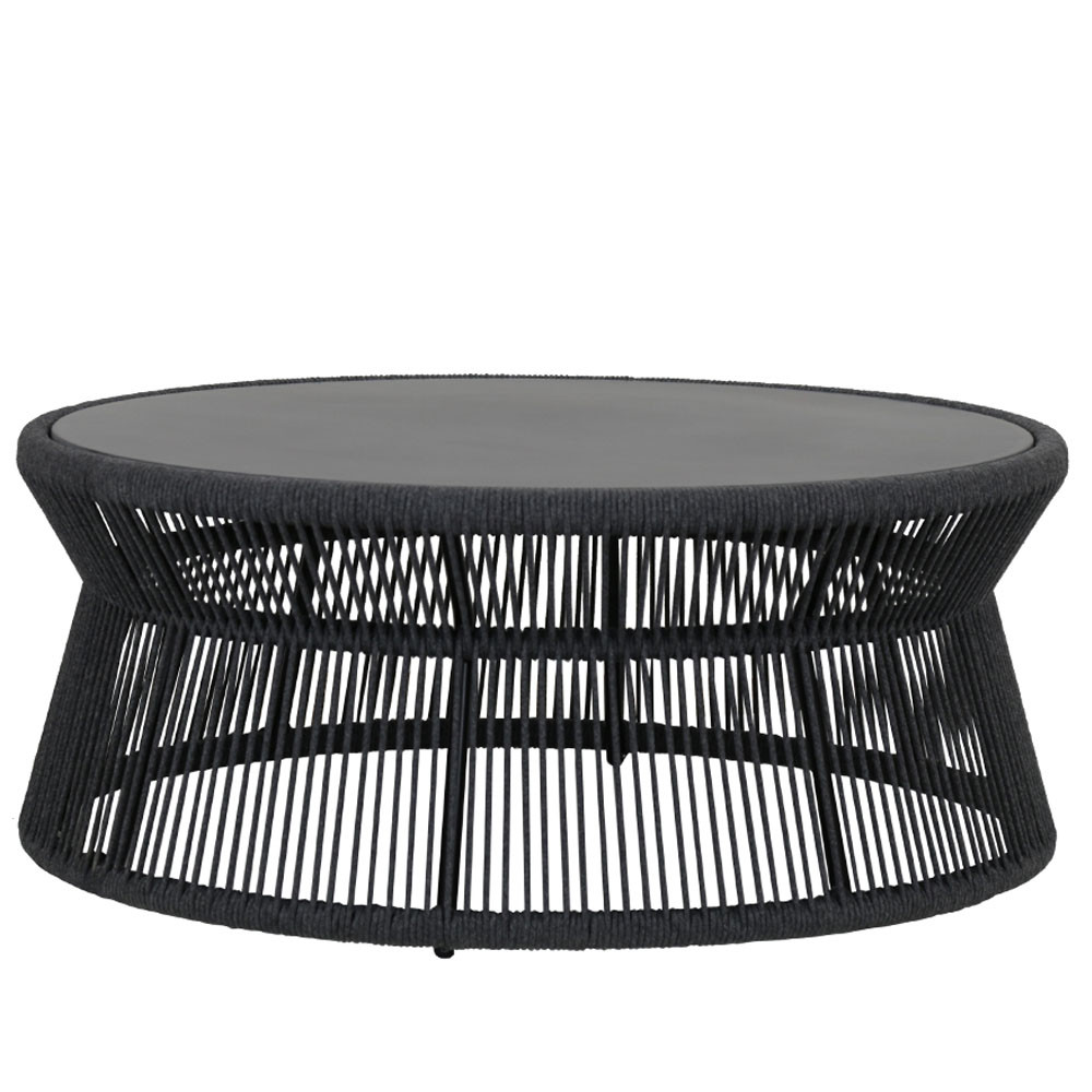 Milano Outdoor Coffee Table
40 dia X 17 H inches
Powdercoated Aluminum Frame, Rope
Charcoal Grey Milano Outdoor Coffee Table
40 dia X 17 H inches
Powdercoated Aluminum Frame, Rope
Charcoal Grey