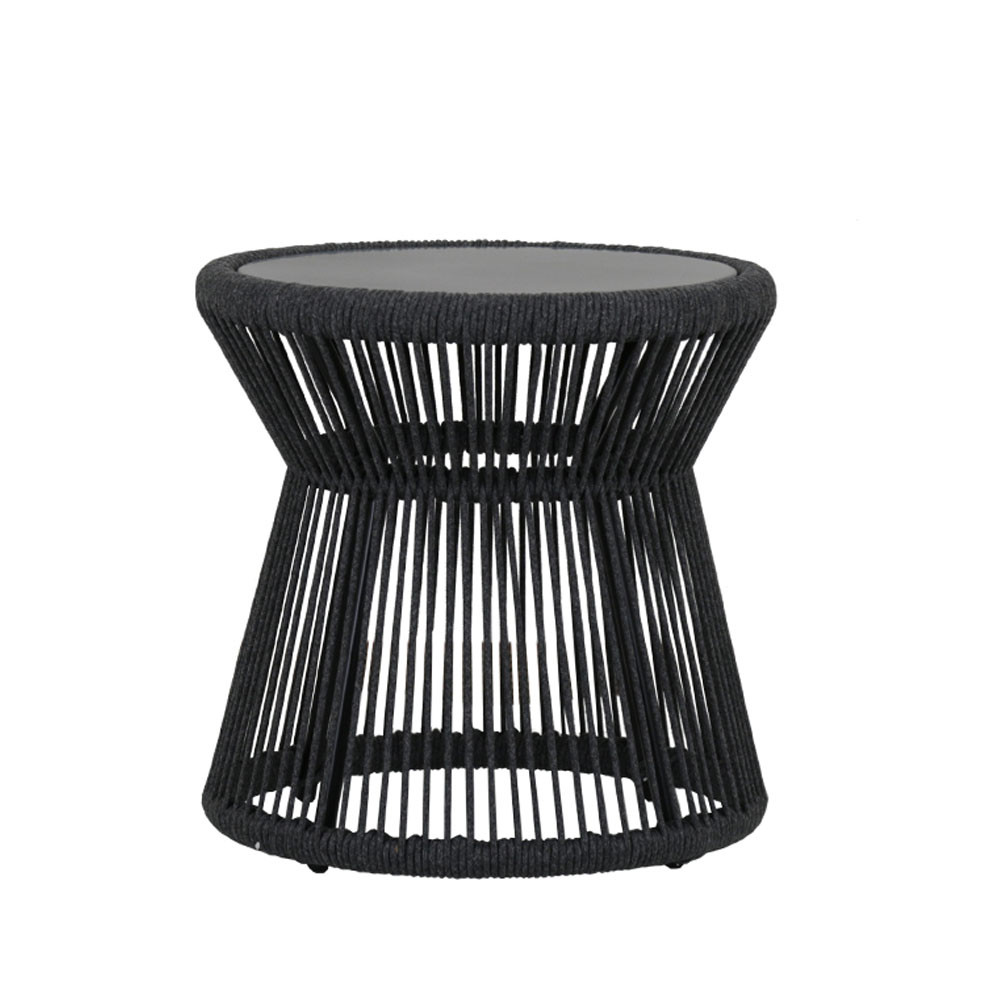 Milano Outdoor End Table
20 dia X 20 H inches
Powdercoated Aluminum Frame, Rope
Charcoal Grey Milano Outdoor End Table
20 dia X 20 H inches
Powdercoated Aluminum Frame, Rope
Charcoal Grey