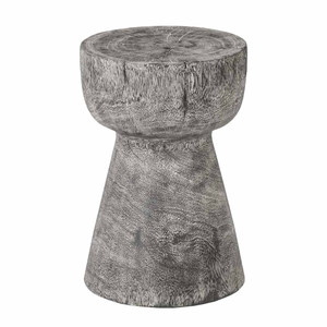 Griseo Grey Wash Stool Table - TH96666
Gray Side Table
12 dia x 18 H inches
Chamcha Wood