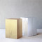 Taxco Metallic Oak Cube Table
Silver or Gold Side Table
15 x 13 x 20 H inches and 14 x 14 x 21 H inches
Metallic Lacquer Finish