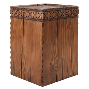 Chimayo Cube Table
14 x 14 x 21 H inches
Honey Brown Finish