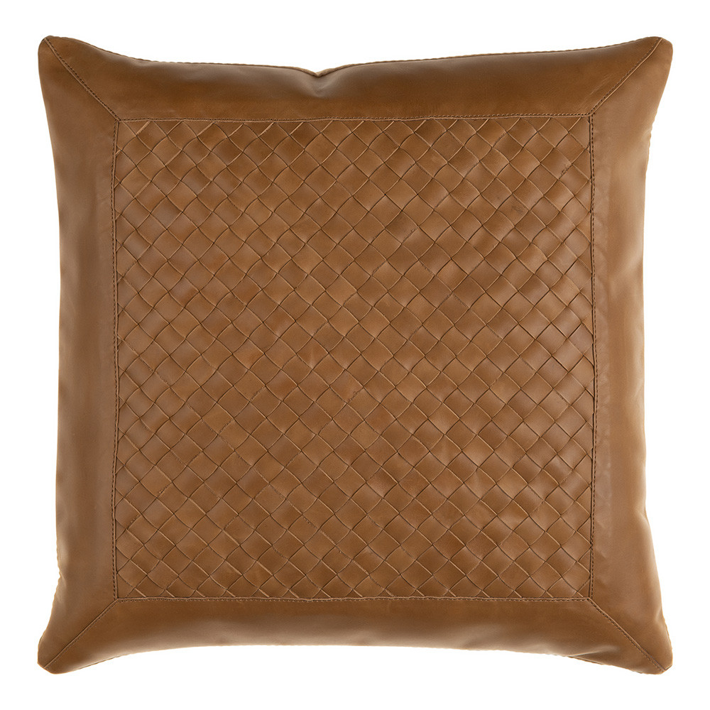 Lawdon Woven Leather Pillow
18 x 18 inches
Leather Lawdon Woven Leather Pillow
18 x 18 inches
Leather