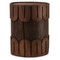 Bisous Hand Carved Log Table
12 - 16 dia x 18 H inches
