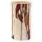Outono Hand Painted Log Table
12 dia x 22 H inches