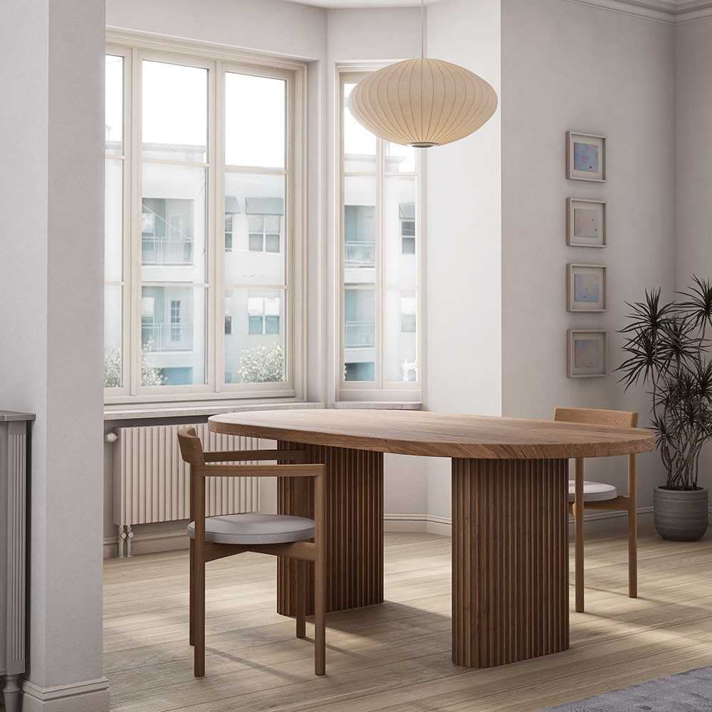 Minimalist Oak Dining Table | Pfeifer Studio