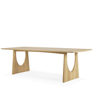 Oak Geometric Dining Table
Light Oak Dining Table
98.5 x 39.5 x 30 H inches
Oak Wood