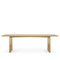 Oak Geometric Dining Table - 55013
98.5 x 39.5 x 30 H inches
Oak Wood