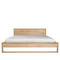 Oak Nordic II Bed - 51219/51218
85.5 x 88 x 37.5 H inches
Oak Wood