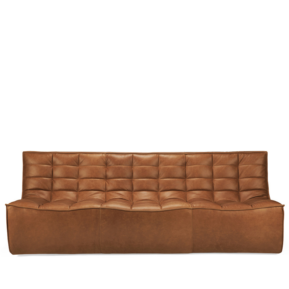 N701 Three Seat Sofa
83 x 36 x 30 H inches, 17 inch seat height
Leather