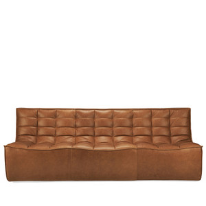 N701 Three Seat Sofa
83 x 36 x 30 H inches, 17 inch seat height
Leather
