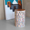 Color Zip Hand Painted Log Table
12 - 16 dia x 18  H inches