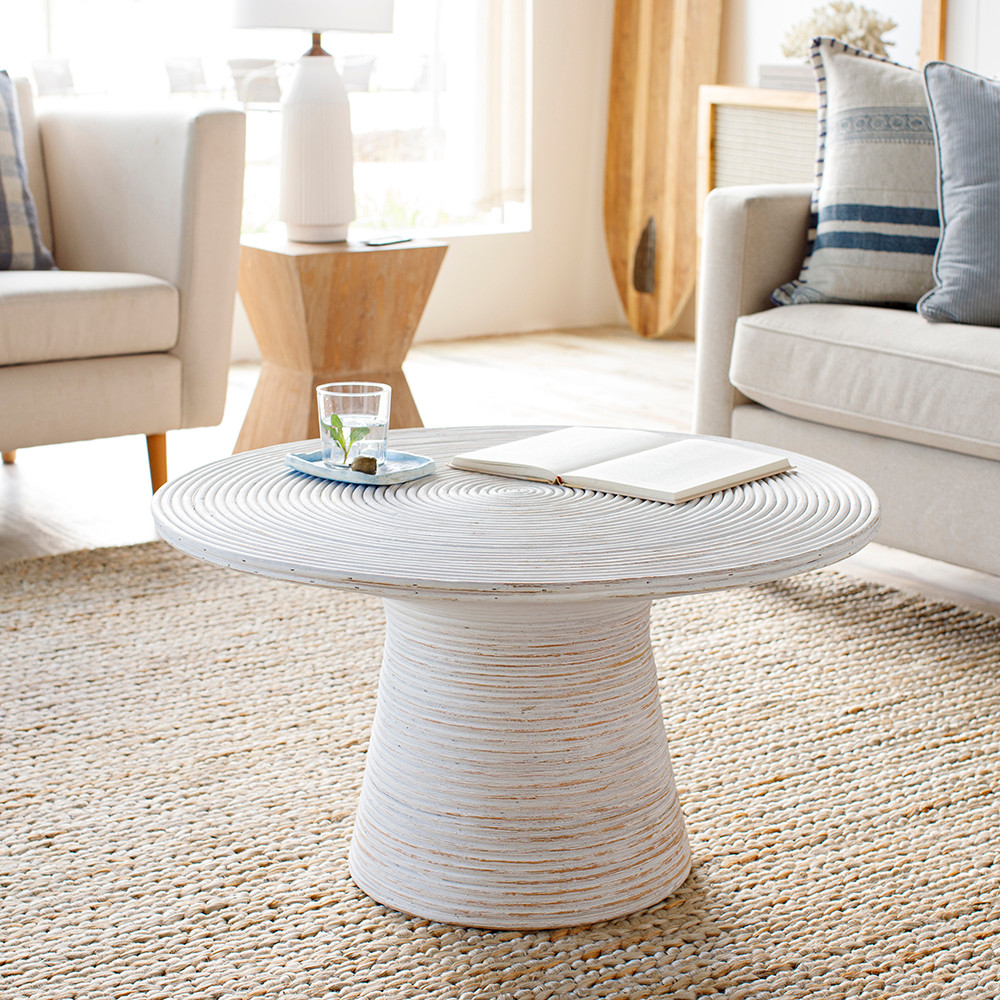 Balinese Coffee Table- BAS-002
32 dia  x 18 H inches
Rattan